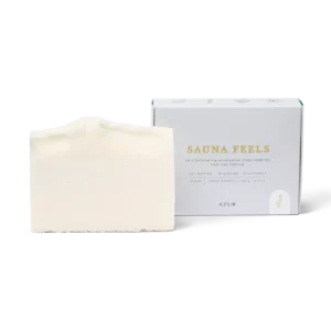 savon eucalyptus chargé en sel marin sans plastique et végan